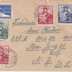 Bizone - Expo Hannover u.a. Lupo-Brief n. USA Hamburg-Stellingen 9.5.49