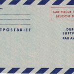 Bizone - 100 Pfg. Ganzsache/Luftpostfaltbrief Typ II ungebraucht
