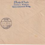 FZ/Württemberg - 60 Pfg. 2. Ausgabe Einschreibebrief Unterreichenbach 19.4.49