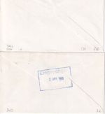 England/BRD - British Airways Erstflug Hannover/London + retour 2 Belege 1966