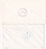 England/BRD - British Airways Erstflug London/Hannover + retour 2 Belege 1968