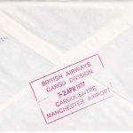 BRD - British Airways Erstflug Frankfurt/Manchester Schmuckkuvert 1977