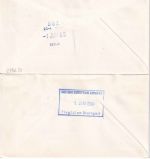 BRD/Berlin - British Airways Erstflug Stuttgart/Berlin 2 Schmuckumschläge 1965