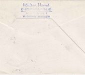 BRD - BOAC Erstflug London/Blantyre Etappe FFM/Blantyre Luftpostbrief 1971