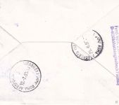 Schweiz - CAAC Erstflug Rom/Sharjah Zuleitungspost Luftpostbrief 1986