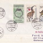 CSSR - CSA Probe-Erstflug !! Prag/Frankfurt Luftpostbrief 1964 - selten !