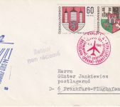 CSSR - CSA Erstflug Tupolev Bratislava/Frankfurt Luftpostbrief 1969