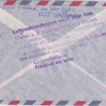 BRD/Postsperre - Wallhausen 9.1.79 Luftpostbrief i.d. IRAN Retour/Hinweisstempel