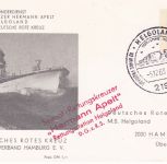Berlin - 15 Pfg. Bed. Deutsche Privat-GA DRK Seenotkreuzer Apelt Helgoland 1963