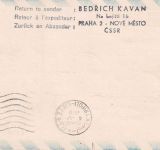 CSSR - CSA Erstflug TU104 Prag/Tripolis Luftpostkarte 1970