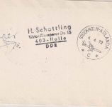 DDR - CSA Erstflug TU134A Berlin-Ost/Stockholm Luftpostkarte 1972