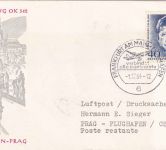 BRD - CSA Probe (!)-Erstflug Frankfurt/Prag Luftpostbrief/Schmuckbrief 1.12.1964