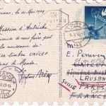 Österreich - 1 S. UNICEF Sonderkarte/FDCn. FRANKREICH Wien 14.5.49 Weiterleitung