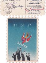 Österreich - 1 S. UNICEF Sonderkarte/FDCn. FRANKREICH Wien 14.5.49 Weiterleitung