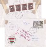 Österreich - Anthering 1989 5 S. GA-Umschlag n. Wien - Nachporto