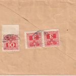 Österreich - Wien 9.1.46 unfrankierter Ortsbrief - Nachporto