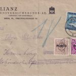 Österreich - Wien 14.7.47 Ortsbrief/Fernbrief n. Kornenburg - Nachporto
