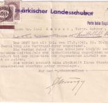 Österreich - Graz 13.9.49 unfrank. Orts-/Fern-Dienstbrief - Nachporto