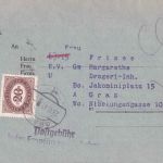 Österreich - Graz 28.6.48 unfrank. Ortsdienstpostkarte (Finanzamt) - Nachgebühr