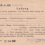 Österreich - Wien 25.8.49 unfrank. Ortsdienstkarte (Bezirksamt) - Nachgebühr