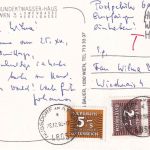 Österreich - Wien/Linz Bahnpost 402 unfrankierte Karte n. Nußdorf - Nachporto