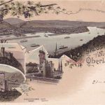 Rheinland-Pfalz - Nieder- u. Oberlahnstein Mehrbild-Farblitho ungelaufen 1897