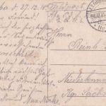 Litauen/Postgebiet Ob.Ost - Poniewiesz/Panevėžys zers. Straßenansicht sw-AK 1915