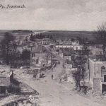 Frankreich - St. Marie a Py zerstörte Straße/Häuser sw-AK/Feldpost 1915