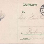 Studentika - Kiel 1909 Stormaria sei's Panier - furchtlos und treu! Studenten-AK
