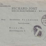 Österreich - Wien 1950 frankierter Ortsbrief - Nachporto