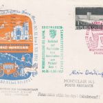 Österreich - PAA Sonderflug Graz/Montclair 1957 z. Tag d. Briefmarke Sonderkarte