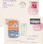 Österreich - PAA Sonderflug Graz/Montclair 1957 z. Tag d. Briefmarke Sonderkarte
