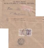 Portugal - 75+25 C. Manuel II. Einschreibebrief Lissabon - Marktredwitz 1911