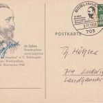 Berlin - 20 Pfg. Brandenburger Tor Privat-GA (H.v.Stephan) SST Böblingen 1968