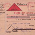 DR - Schwenningen 1928 23 Pfg. AFS "Büdo der Schuhputz" NN-Drucksachenkarte