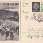 DR - 5+1 Pfg. Privatganzsache Solitude-Rennen SST Stuttgart-Glemseck 1937