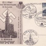 DR - Strassburg (Els.) 1941 Tag der Briefmarke Sonderkarte m. SST
