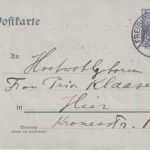 DR - 2 Pfg. Germania Ganzsache Zudruck "AGV Zaringia" Ortskarte Freiburg 1903