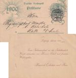 DR - 5 Pfg. Germania Jahrhundert-Ganzsache priv. Zudruck Leipzig 30.12.99