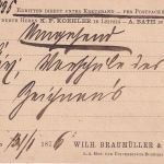 Österreich - 2 Kr. Franz-Joseph Ganzsachenkarte priv. Zudruck Wien - FFM 1876