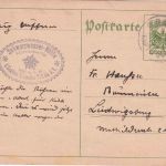 Österreich - B. Bahnpost KMPT II ULM apt. K1 8g GA-Karte Kleinwalsertal 1926