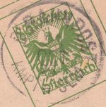 Österreich - B. Bahnpost KMPT II ULM apt. K1 8g GA-Karte Kleinwalsertal 1926