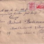Luxemburg - 1 Fr. Schloss Vianden u.a. Wertbrief Luxembourg-Gare 1921