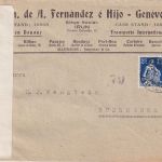 Schweiz - 25 Rp. sitz. Helvetia Zensurbrief Genf - Nürnberg 1920 Devisenzensur
