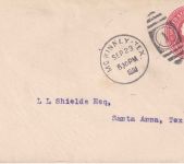 USA - 2 C. Washington Ganzsachenumschlag Mc Kinney - St. Anna 1901