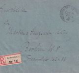 DR-Infla - 1,50/1 M. Reichspostamt/Überdruck u.a. R-Brief Zweibrücken 17.9.21