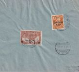 DR-Infla - 1,50/1 M. Reichspostamt/Überdruck u.a. R-Brief Zweibrücken 17.9.21