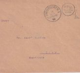 Bayern - Zweibrücken 18. MAI 19 "5 Pfg. Freigebühr bezahlt" Notstempel Ortsbrief