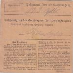 Bayern - 1 M. Ludwig u.a. Einschreibe-Paketkarte Bad Dürkheim 16.3.20