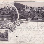 Bayern - Dürkheim 1899 Irrläuferkarte (sw-Litho Hardenburg)